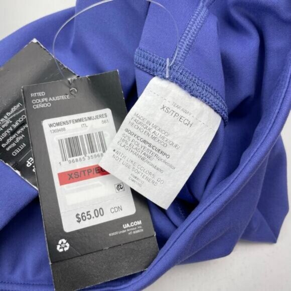 Under Armour Motion Ankle Leggings In Starlight Celeste Women's Size XS - Picture 5 of 7